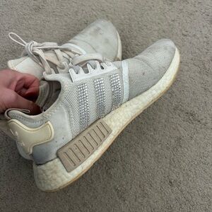 Adidas Off-White and Beige Sneakers